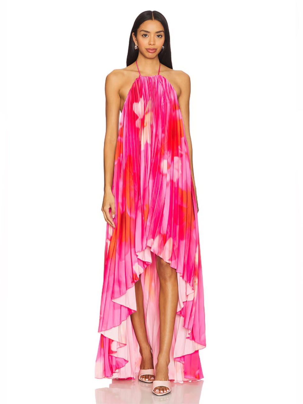 NWOT! Lovers and Friends Gia Maxi Dress in Pink Floral Multi